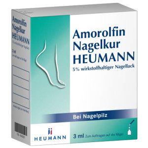 AMOROLFIN Nagelkur Heumann 5% wst.halt.Nagellack