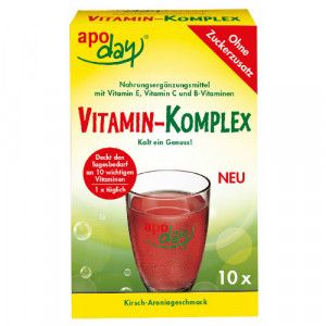 APODAY Vitamin-Komplex Kirsch-Aronia zuckerfr.Plv.