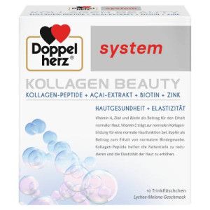 DOPPELHERZ Kollagen Beauty system Trinkfläschchen