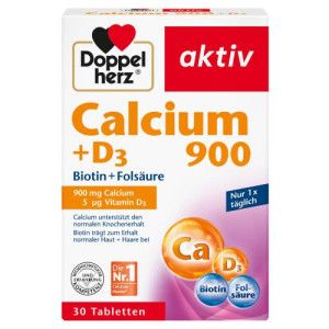 DOPPELHERZ Calcium 900+D3 Tabletten